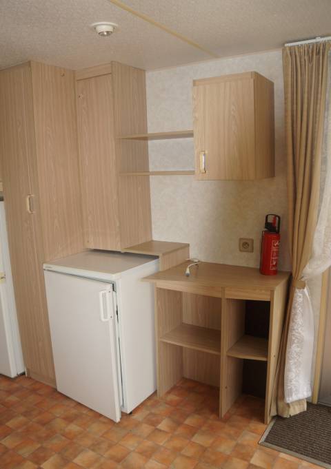meuble télévision et frigo top du mobil home abi eurosites 1995