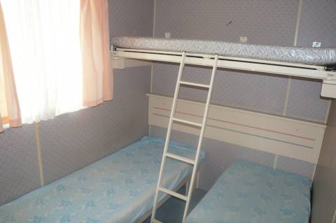 chambre enfants lit pliable du mobil home willerby keycamp 1993