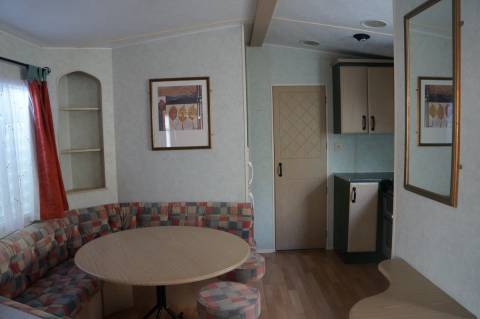 Coin repas du mobil home occasion Cosalt Excellence 2008