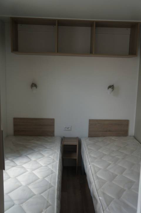 la chambre enfants du mobil home neuf Louisiane Savanah 2 chambres 2015
