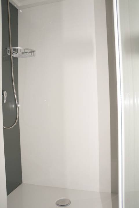 la douche suite parentale du mobil home neuf Louisiane Taos 2015