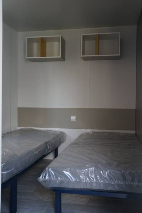 la chambre enfants du mobil home neuf IRM Super Titania Regular 2 chambres 2016