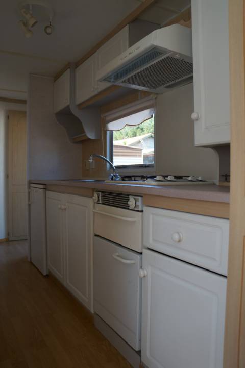 cuisine du mobil home occasion PEMBERTON International 2 chambres