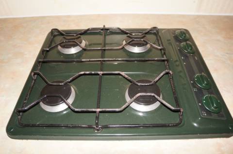 Plaque 4 feux gaz mobil home occasion WILLERBY Gold 2001