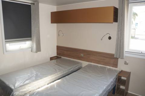 Chambre invités mobil-home IRM Hampton 2 chambres