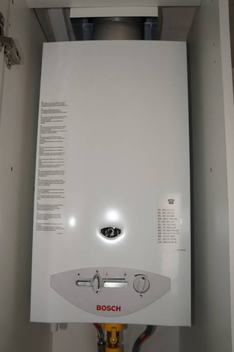 Chauffe eau séjour mobil-home IRM Super Mercure Riviera 2017
