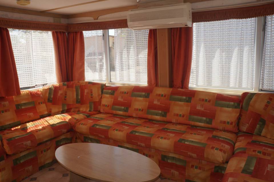 Salon panoramique mobil-home occasion BK Blue Bird Super Caprice