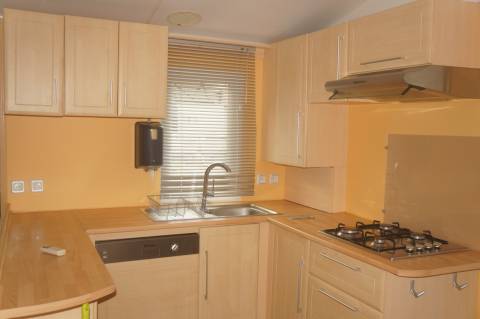 Cuisine en U mobil-home occasion IRM Super Constellation Confort