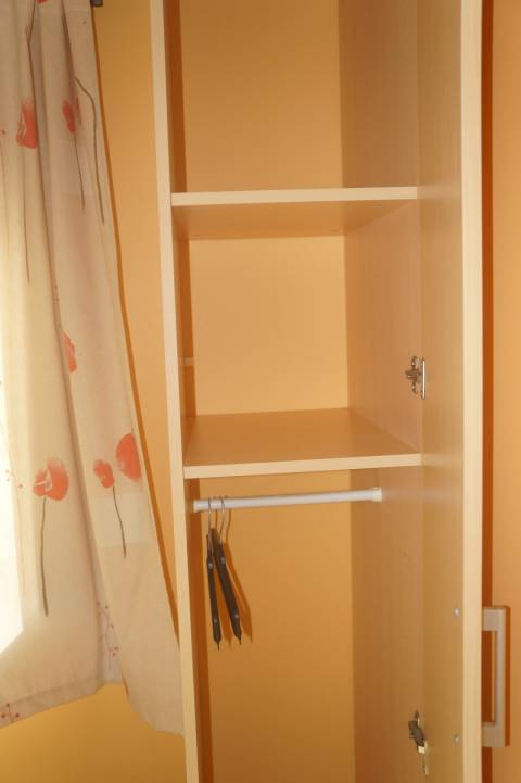 Placard chambre lit double mobil-home occasion IRM Super Constellation Confort