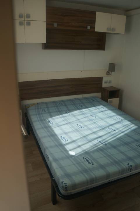 Chambre parentale du Mobil-Home d'occasion IRM Rubis 2013