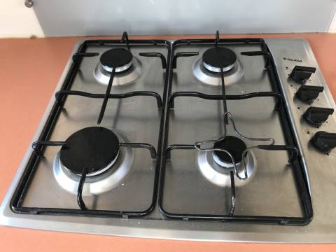 Les plaques de cuisson gaz du Mobil-home d’Occasion IRM Super Cordelia 3 chambres 2010 