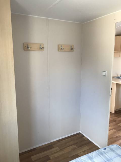 L'espace berceau de la chambre parentale du mobil-home d'occassion IRM Super Mercure Famille 2008