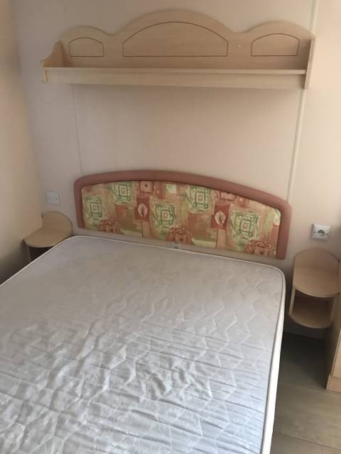 La chambre parentale du Mobil home d’occasion Atlas Everglade 2002