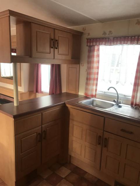 La cuisine du Mobil Home d'occasion ATLAS Sahara 2003
