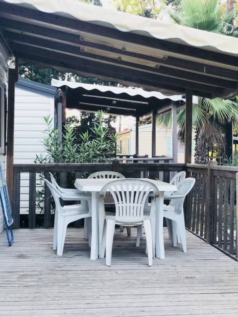 Salon de jardin mobil home d'occasion IRM Super Titania 2CH