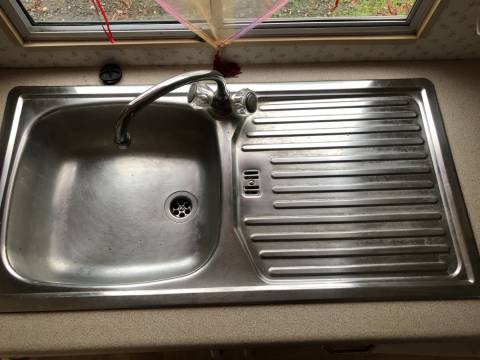 Evier inox mobil home d'occasion ABI Lock 28 2CH