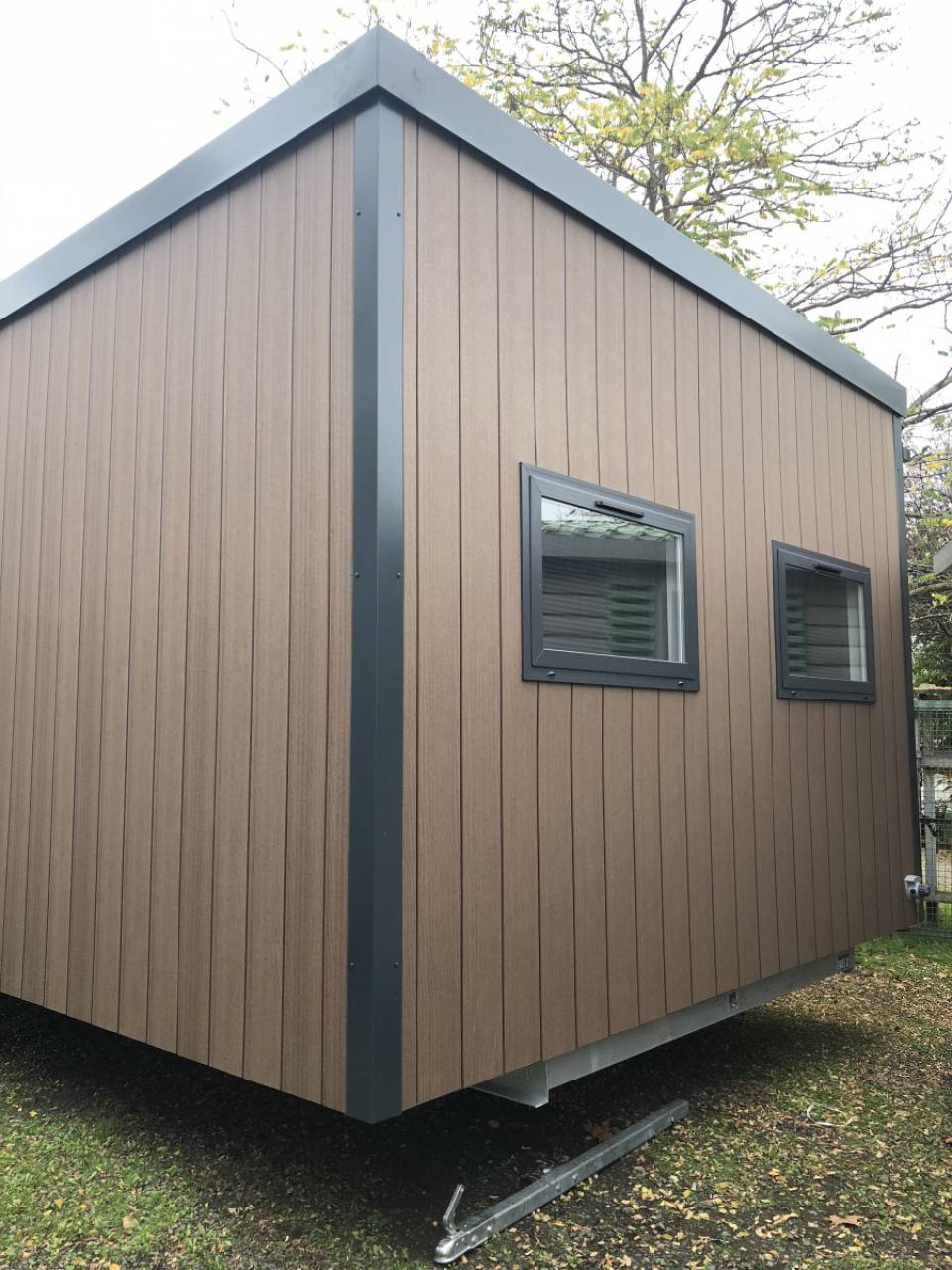 Pignon 4,3m du mobil home neuf Louisiane Taos F5