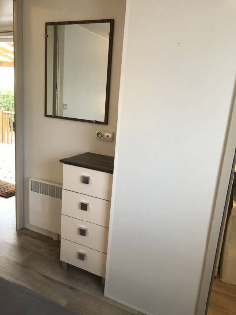 Chambre parentale du mobil home d'occasion IRM Rubis 2CH