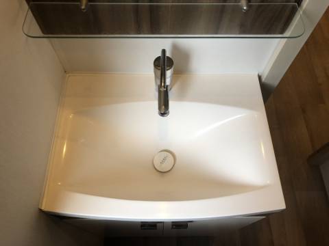 Meuble vasque du mobil home d'occasion IRM Rubis 2CH