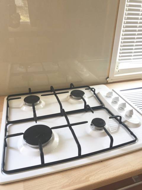 Plaque de cuisson 4 feux du mobil home d'occasion IRM Super Mercure Grand Large