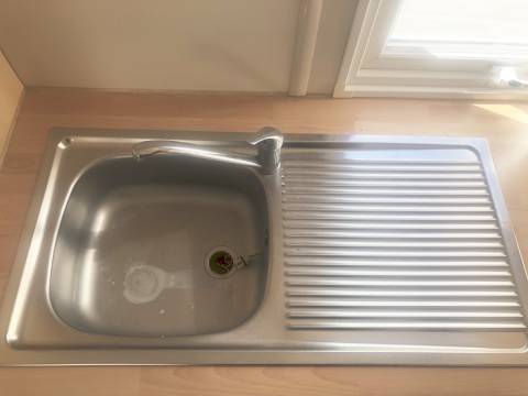 Evier inox du mobil home d'occasion IRM Super Titania 2007