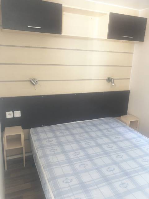Chambre parentale du mobil home d'occasion IRM Super Titania 2007