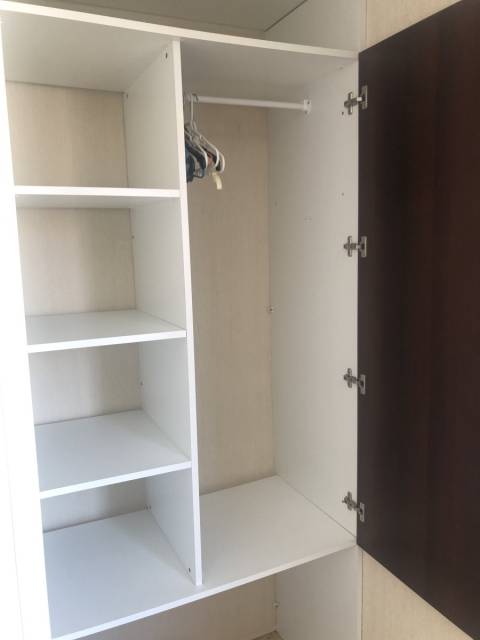 Armoire penderie chambre parentale du mobil home O'Hara 734