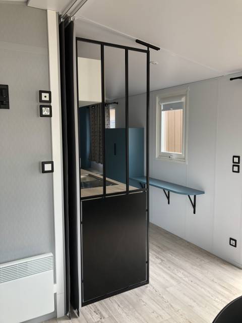 Salon du mobil home neuf Louisiane SAMOA 2019