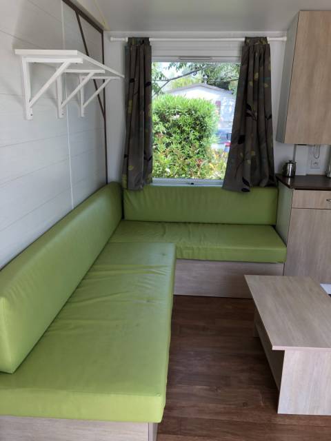 Banquette du mobil home d'occasion O'Hara 934 3 chambres