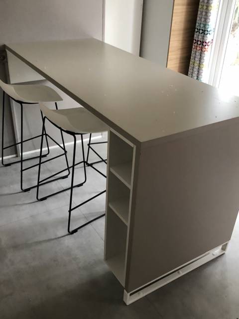 Espace repas du mobil home neuf O'Hara 784 2 chambres 2017
