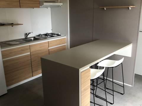 Cuisine du mobil home neuf O'Hara 784 2 chambres 2017