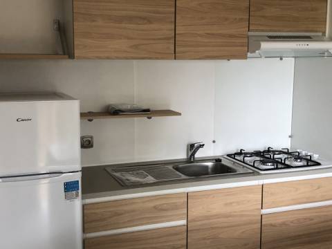 Cuisine du mobil home neuf O'Hara 784 2 chambres 2017