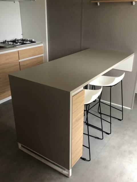 Espace repas du mobil home neuf O'Hara 784 2 chambres 2017