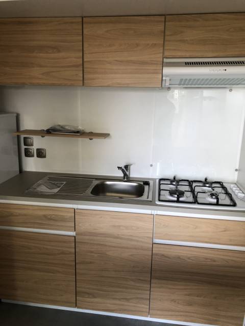 Cuisine du mobil home neuf O'Hara 784 2 chambres 2017