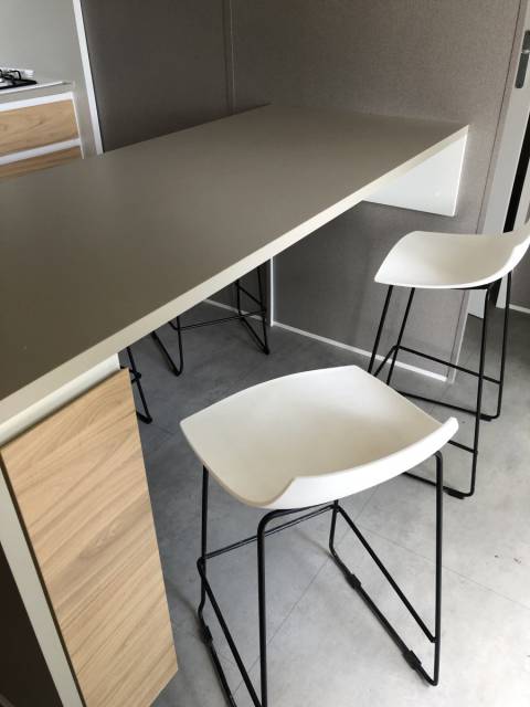 Espace repas du mobil home neuf O'Hara 784 2 chambres 2017