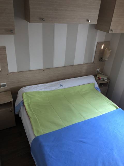 Chambre parentale du mobil home d'occasion 3 chambres IRM Apollon Confort