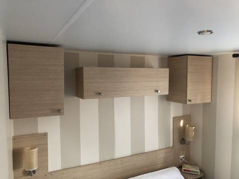 Rangements chambre parentale du mobil home d'occasion 3 chambres IRM Apollon Confort