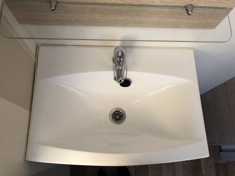 Meuble vasque du mobil home d'occasion 3 chambres IRM Apollon Confort
