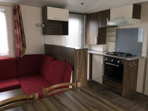 Intérieur du mobil home d'occasion 3 chambres IRM MARINA 2012