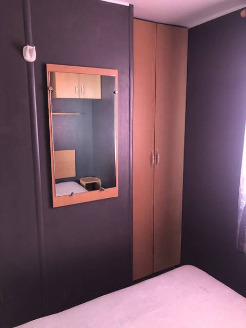 Rangement chambre parentale du mobil home d'occasion sur parcelle 2ch IRM Titania