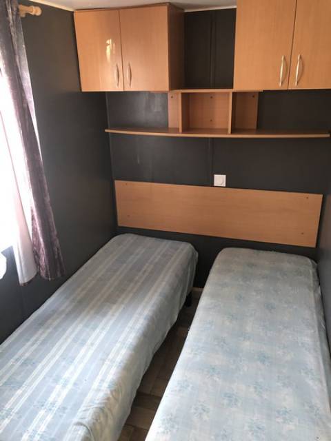 Chambre enfants du mobil home d'occasion sur parcelle 2ch IRM Titania