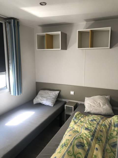 Chambre enfants du mobil home d'occasion IRM Super Mercure 2017