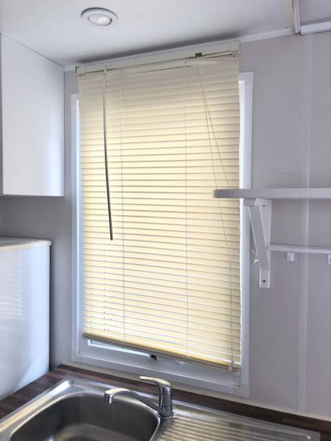 Store de la cuisine du mobil home d'occasion 2 chambres O'HARA 734