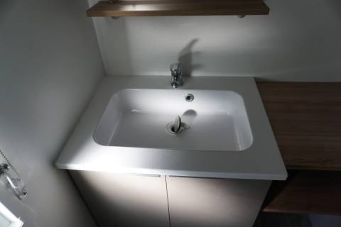 Meuble vasque du mobil home d'occasion 3ch RAPIDHOME Bora bora 2017