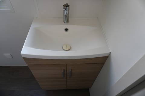 Meuble vasque du mobil home 2ch IRM Eleganzia 2014