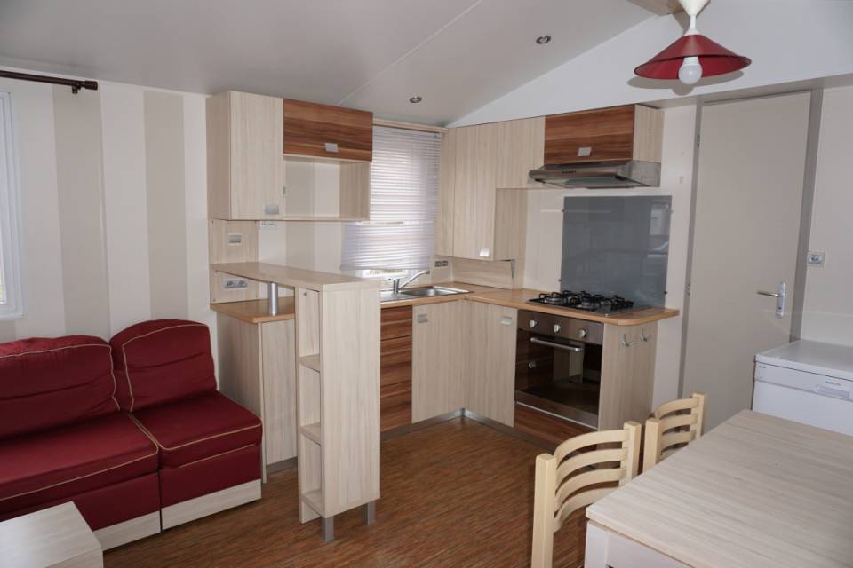 Intérieur du mobil home d'occasion 3ch - 2sdb IRM Hacienda 2011