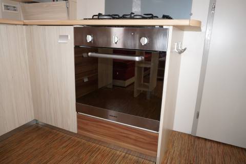 Four du mobil home d'occasion 3ch - 2sdb IRM Hacienda 2011