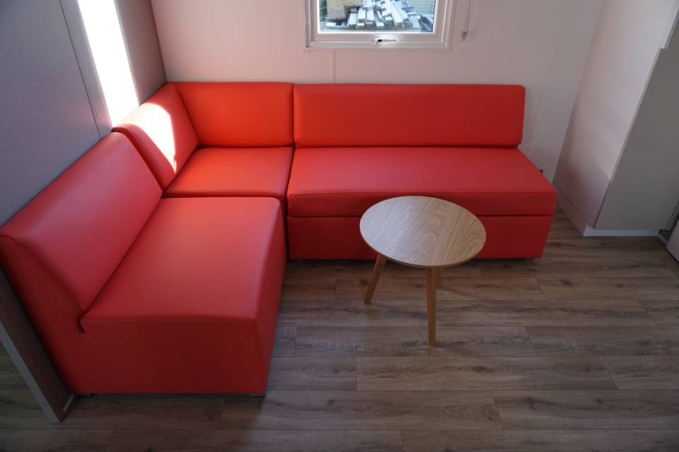 Canapé modulable du Mobil home neuf 2 ch o'hara 844 année 2020