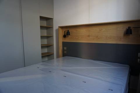 Chambre parentale du Mobil home neuf 2ch o'hara 844 année 2020