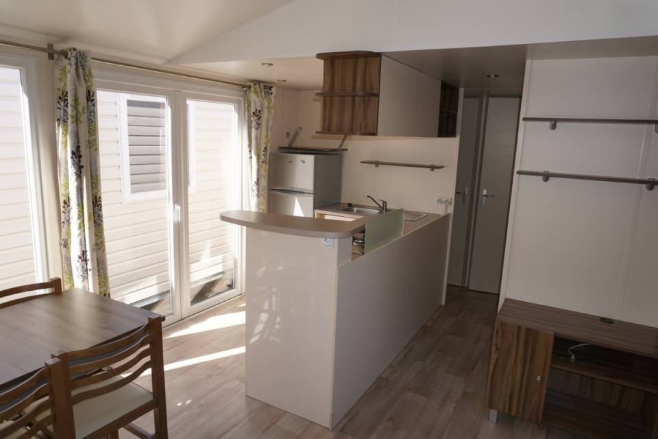 Cuisine du mobil home 3 chambres d'occasion IRM Luminosa